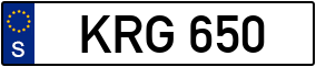 Truck License Plate